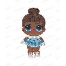 Miss Baby LOL Dolls Surprise 01 Fill Embroidery Design